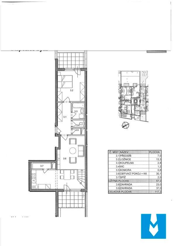 Prodej byt 2+kk - Praha, 102 00, 57 m²