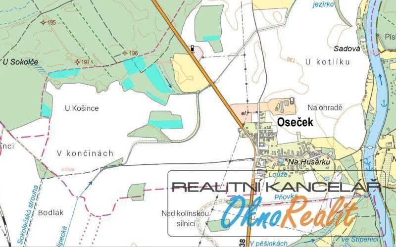 Lesy, Oseček, 78 338 m²