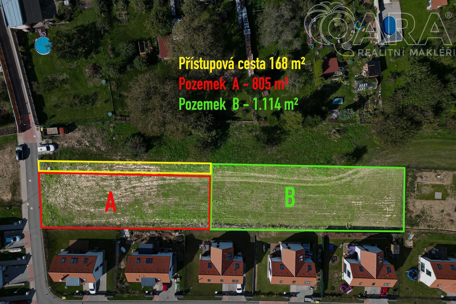 Pozemky pro bydlení, Račice, Račice-Pístovice, 805 m²