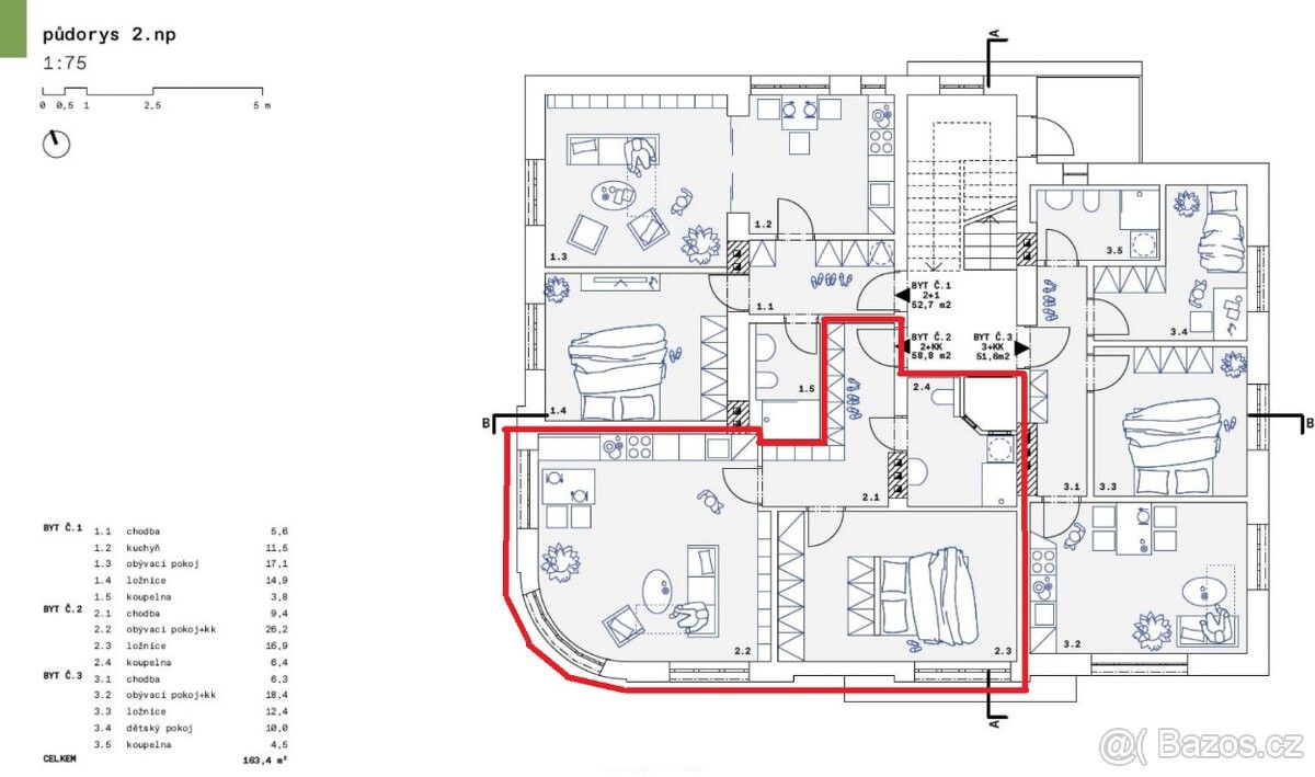 Pronájem byt 2+kk - Rtyně v Podkrkonoší, 542 33, 59 m²