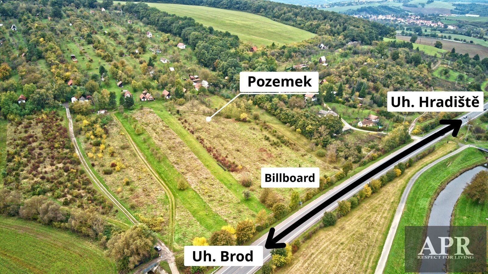 Prodej louka - Uherský Brod, 1 394 m²