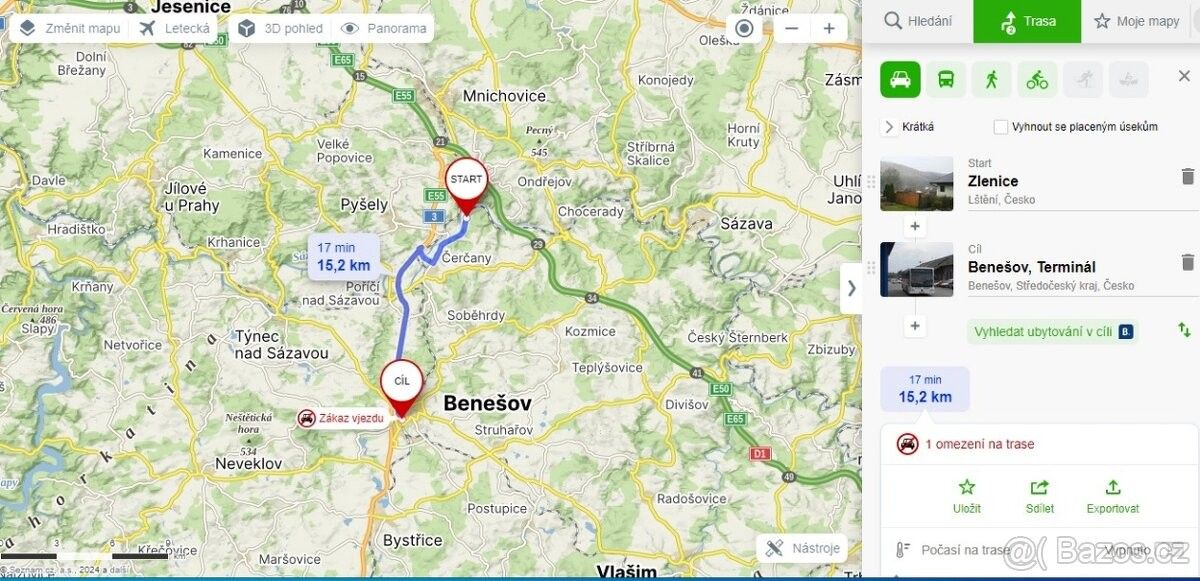 Prodej pozemek - Čerčany, 257 22, 1 500 m²