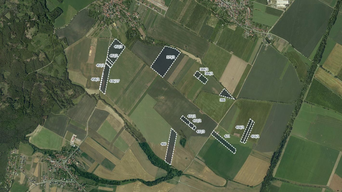 Zemědělské pozemky, Drválovice, Vanovice