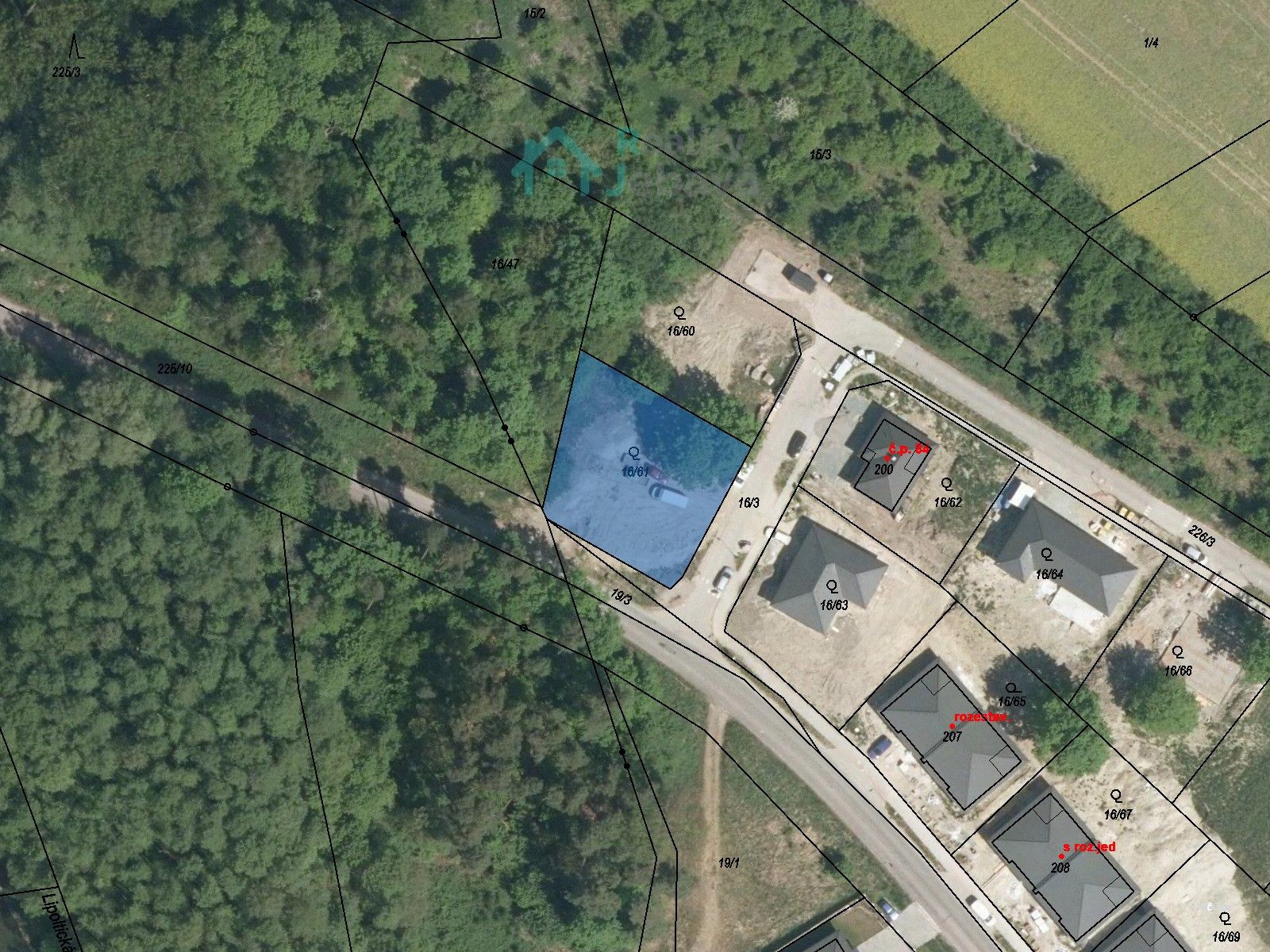 Prodej pozemek pro bydlení - Klenovka, Přelouč, 822 m²