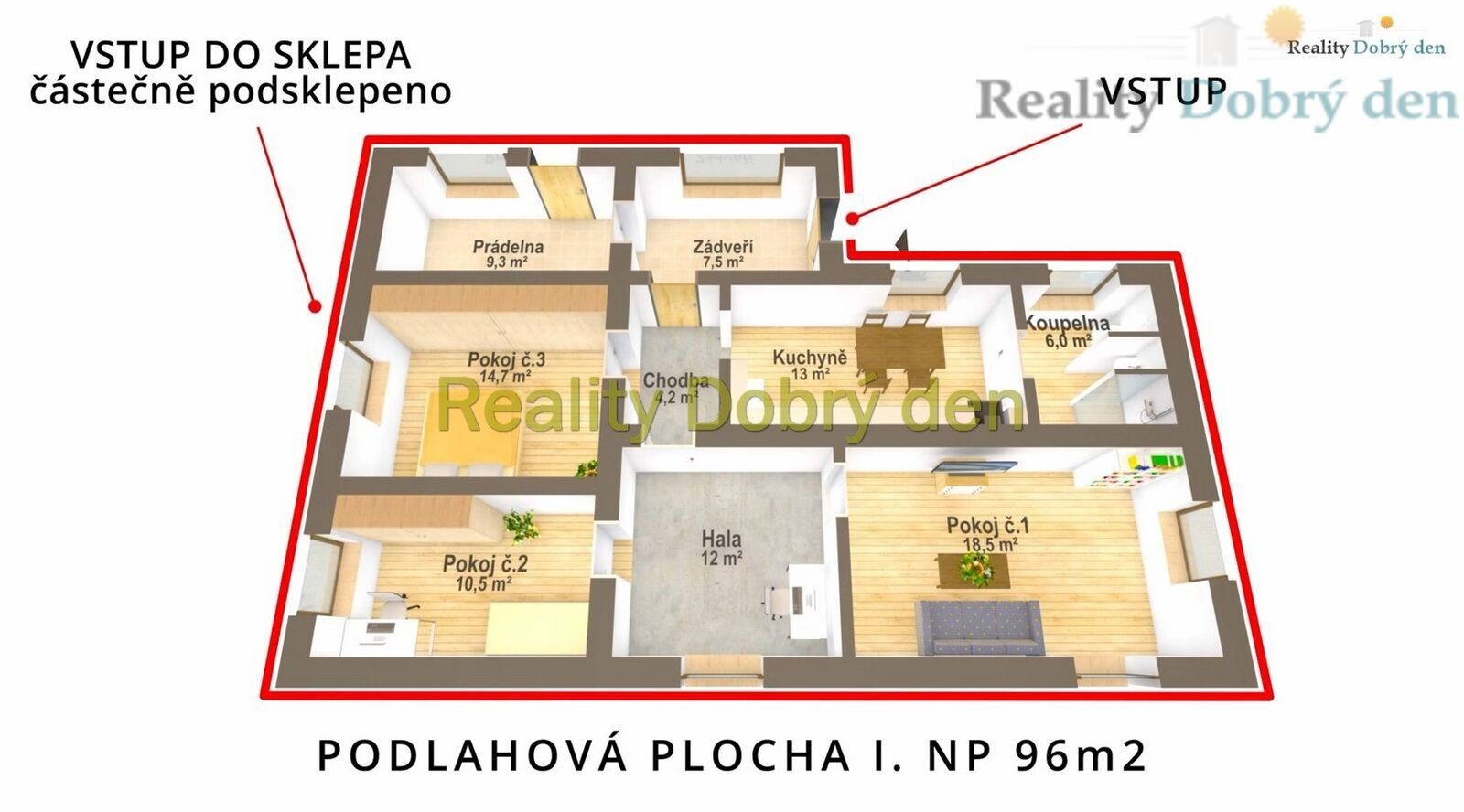 Prodej rodinný dům - Bratříkovice, 96 m²