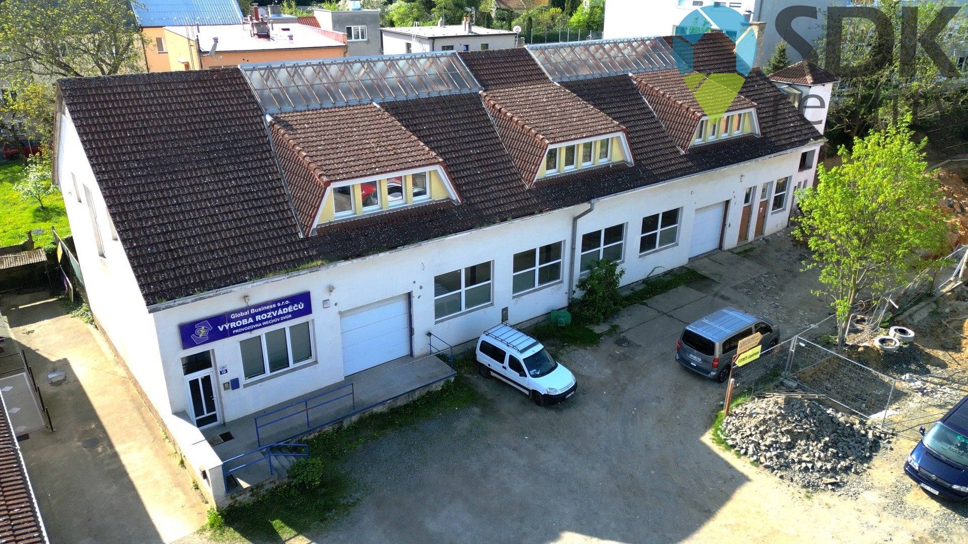 Výrobní prostory, Štěchovice, Kroměříž, 660 m²