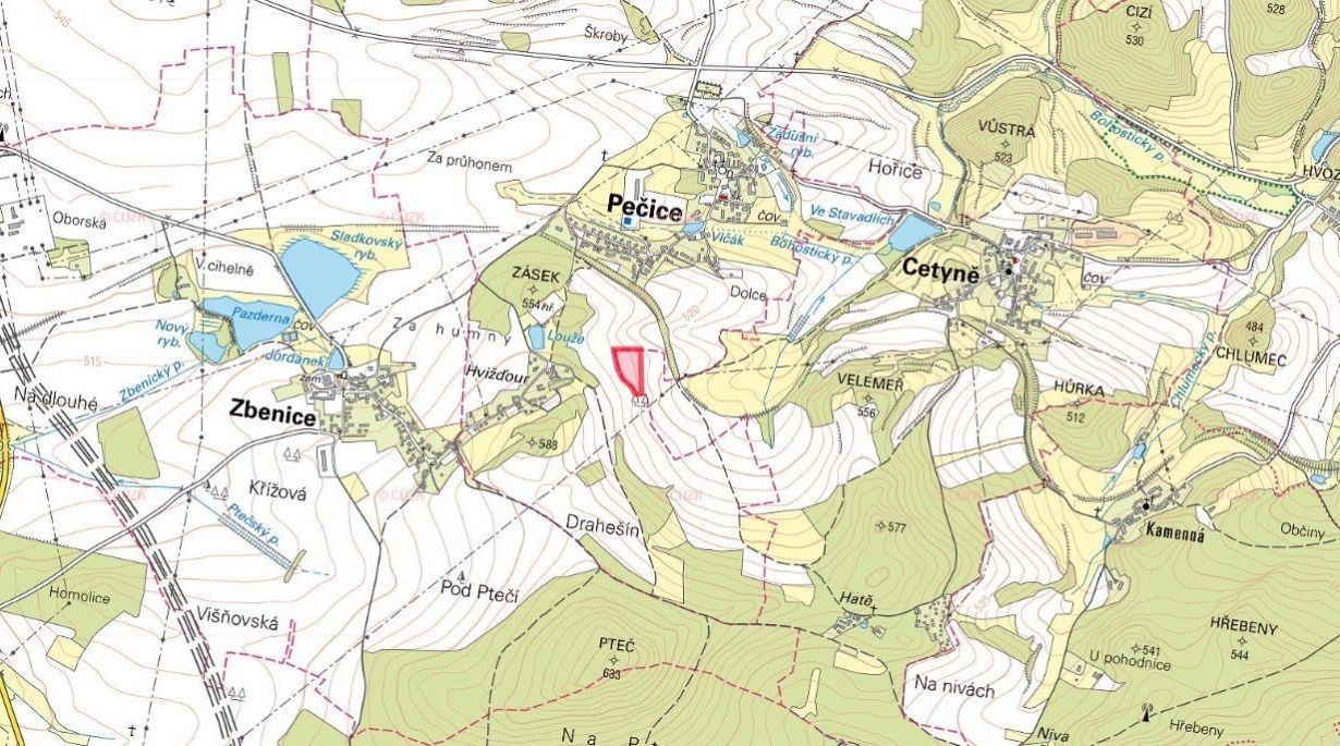 Prodej zemědělský pozemek - Cetyně