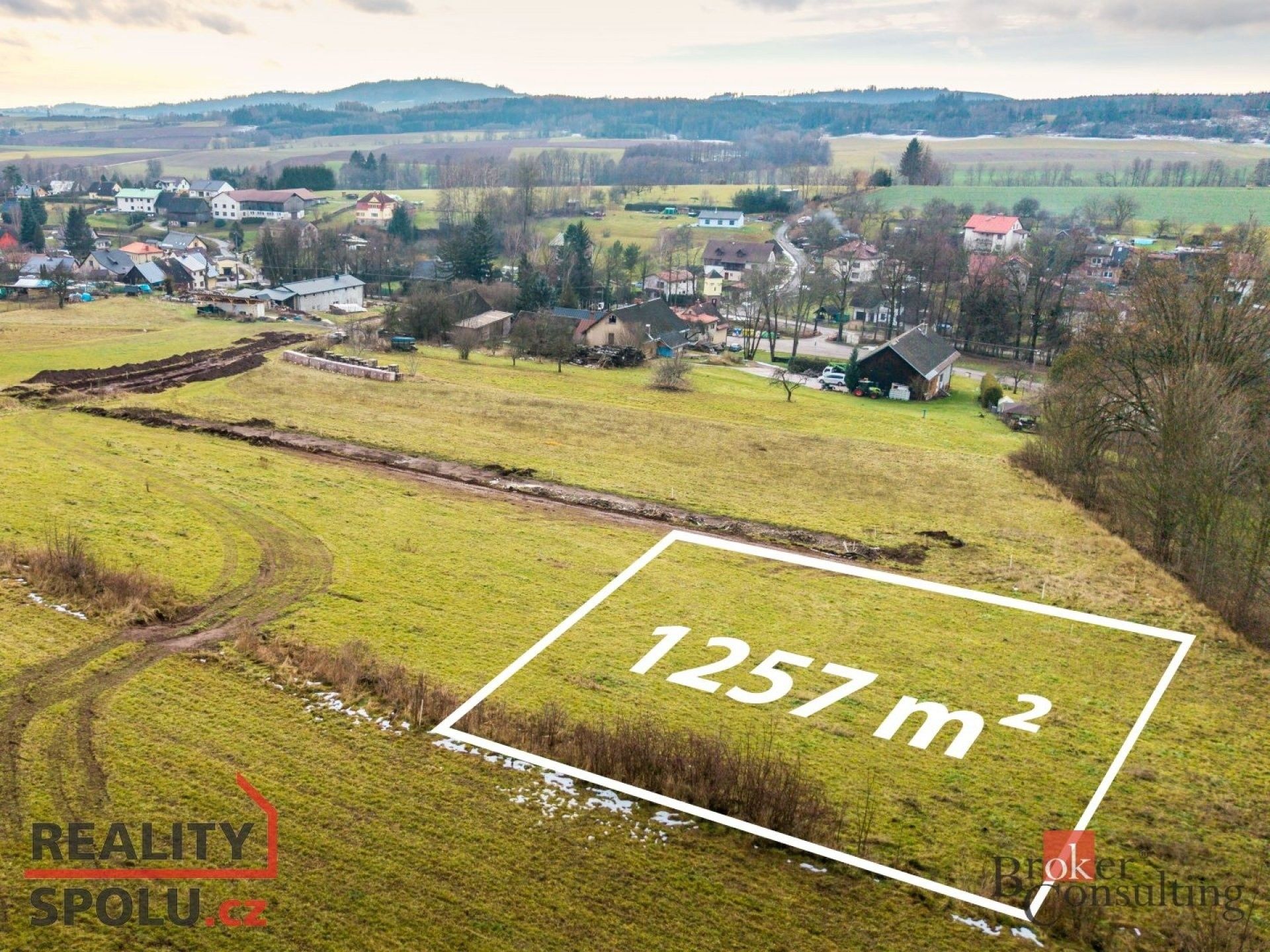 Pozemky pro bydlení, Horní Branná, 1 257 m²