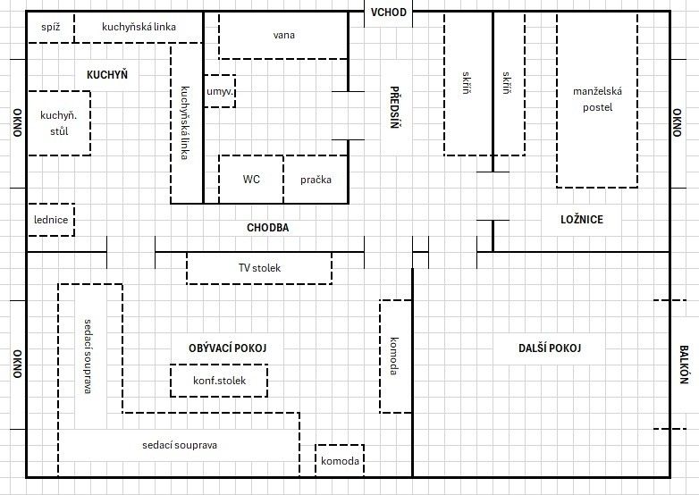 Pronájem byt 3+1 - Trutnov, 541 02, 73 m²