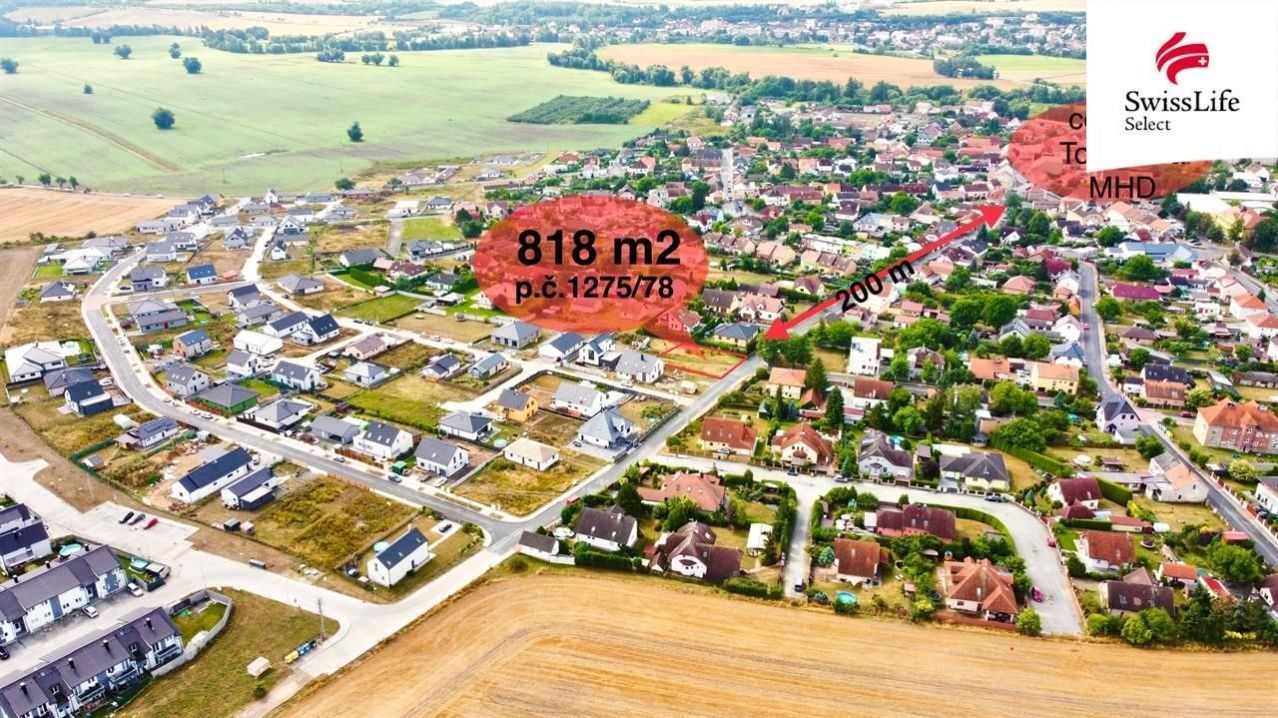 Pozemky pro bydlení, Město Touškov, 818 m²