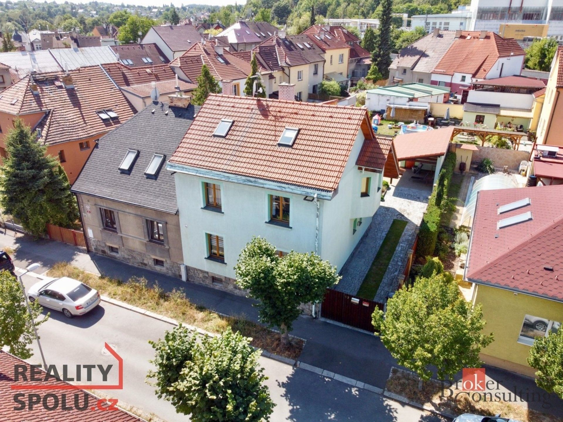 Rodinné domy, Chvojová, Plzeň, 192 m²