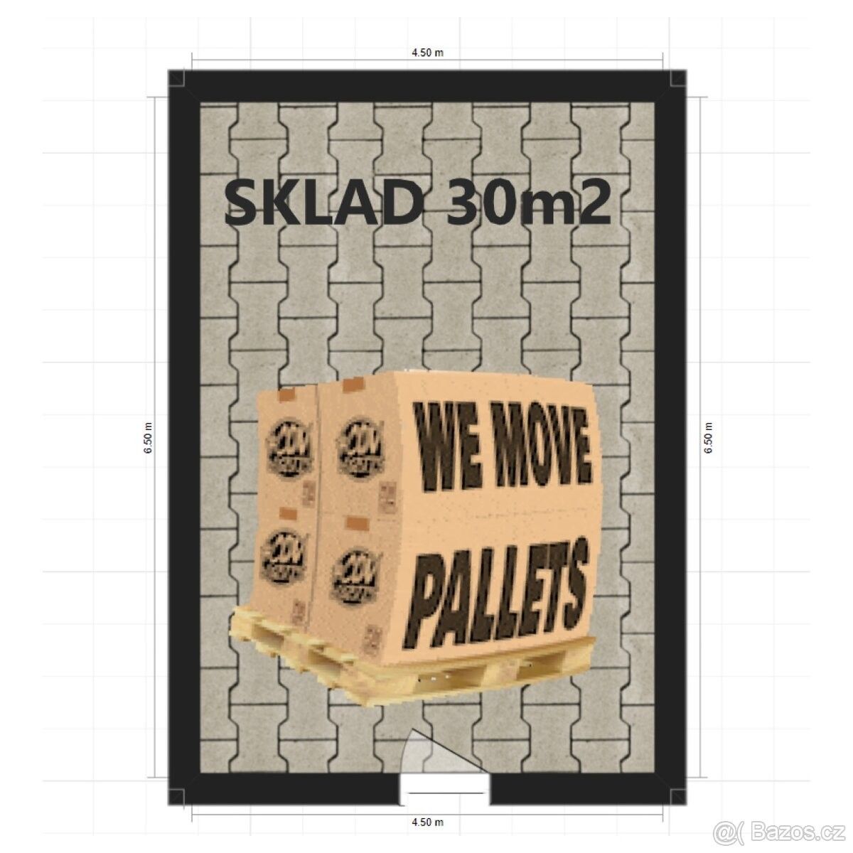 Sklady, Chomutov, 430 01, 30 m²