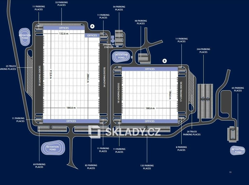 Pronájem sklad - Kladno, 30 000 m²