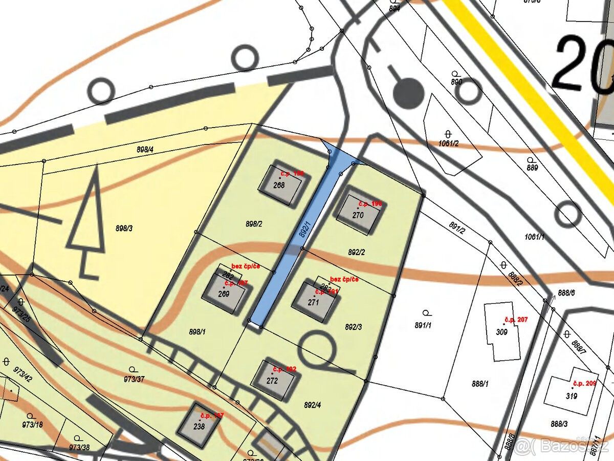 Prodej pozemek - Nová Ves u Mělníka, 277 52, 242 m²