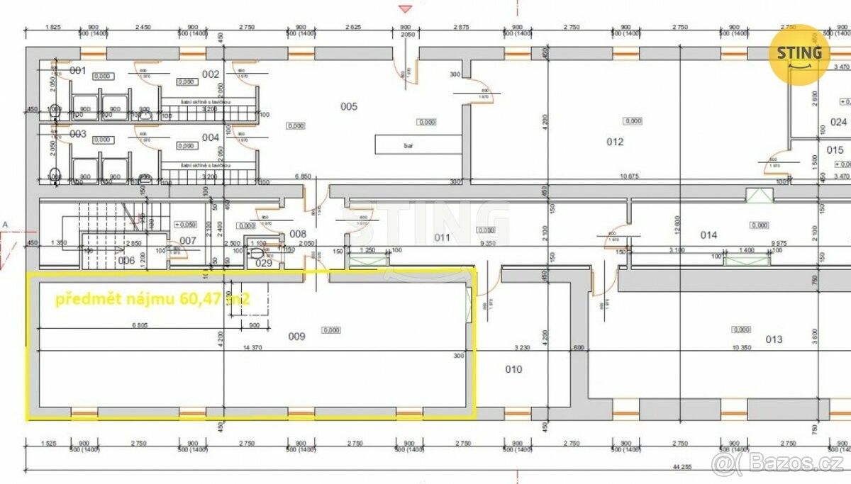 Obchodní prostory, Havířov, 736 01, 60 m²