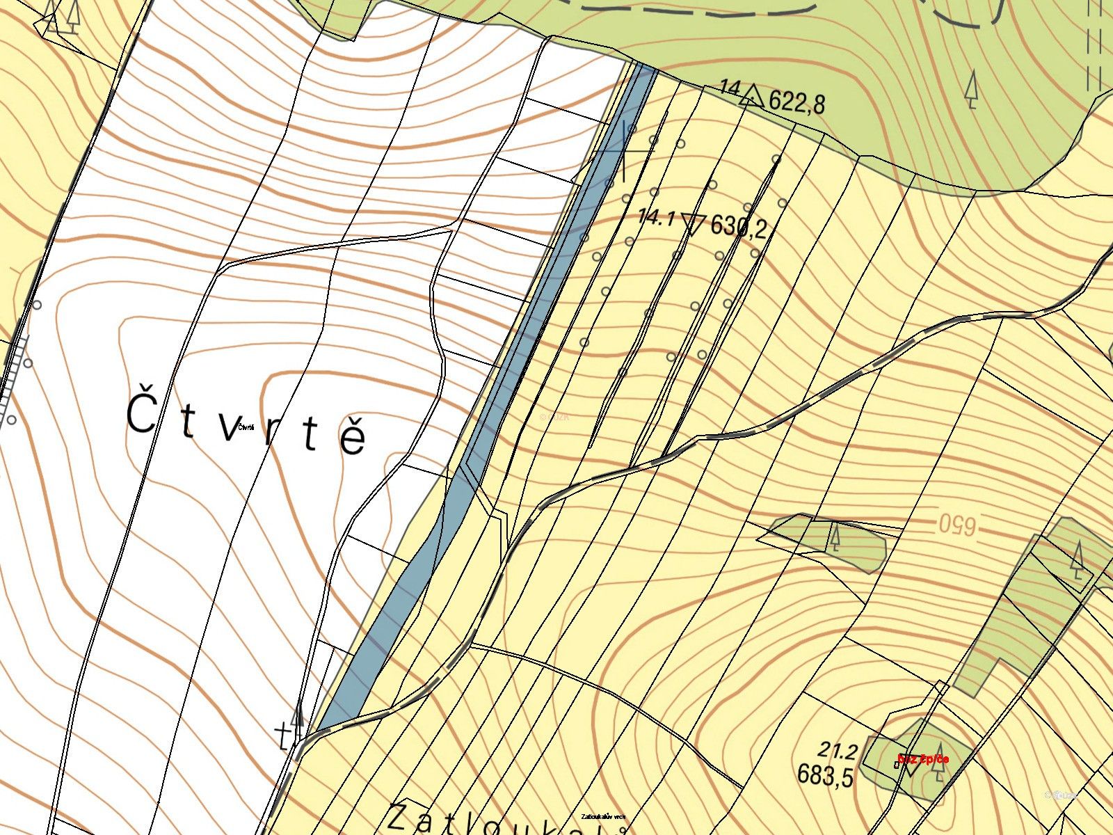 Prodej louka - Kořenec, 2 674 m²