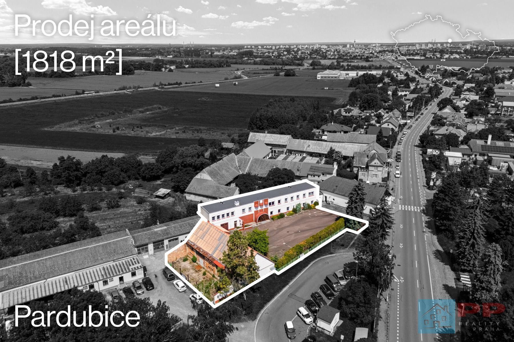 Obchodní prostory, Dražkovice, Pardubice, 941 m²