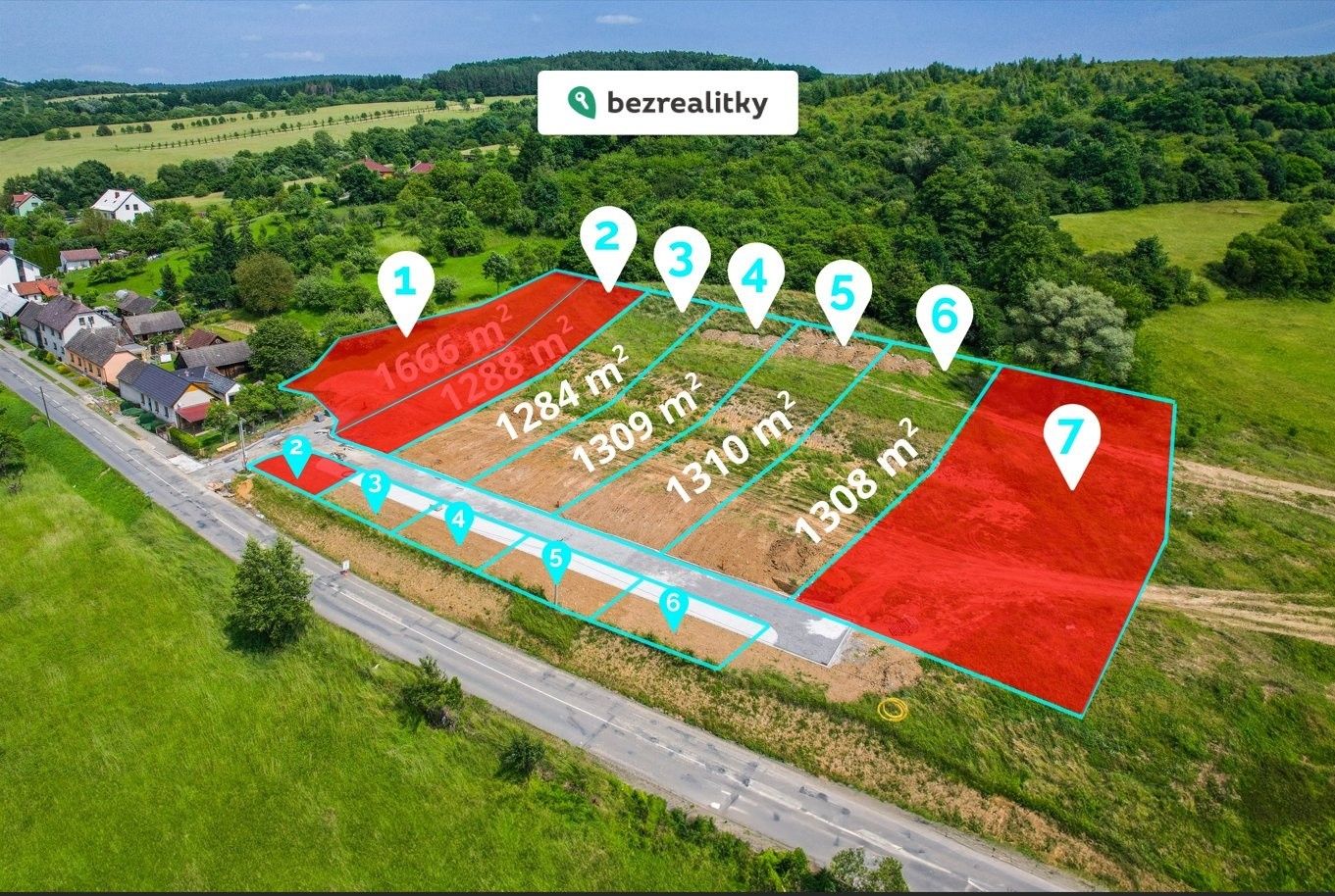 Pozemky pro bydlení, Ludkovice