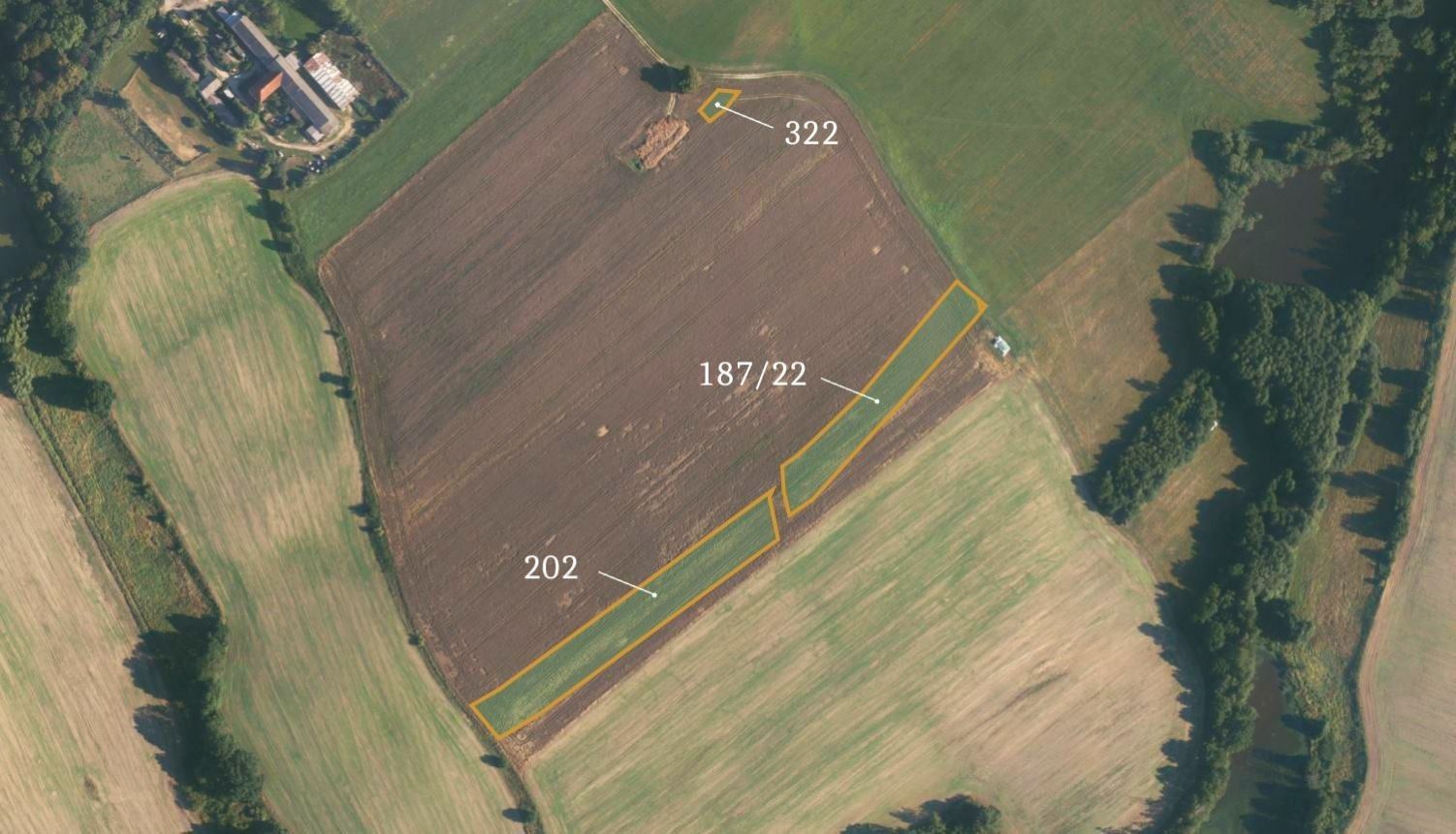 Zemědělské pozemky, Brandlín, Tučapy, 12 427 m²
