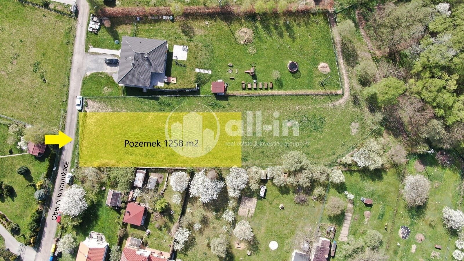 Pozemky pro bydlení, Bukovinka, 1 258 m²