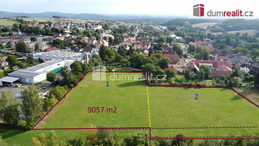 Prodej pozemek pro bydlení - Pražská, Netvořice, 9 057 m²