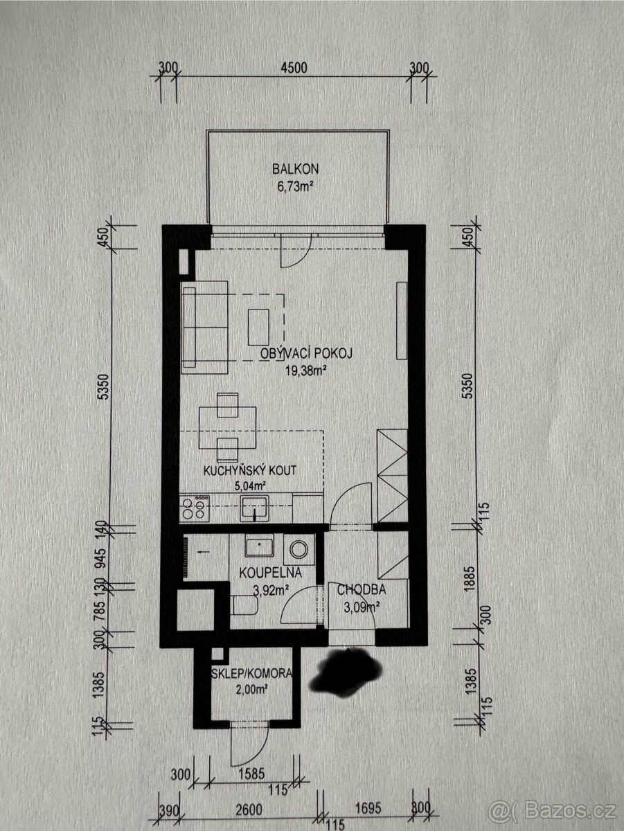 1+kk, Litomyšl, 570 01, 36 m²