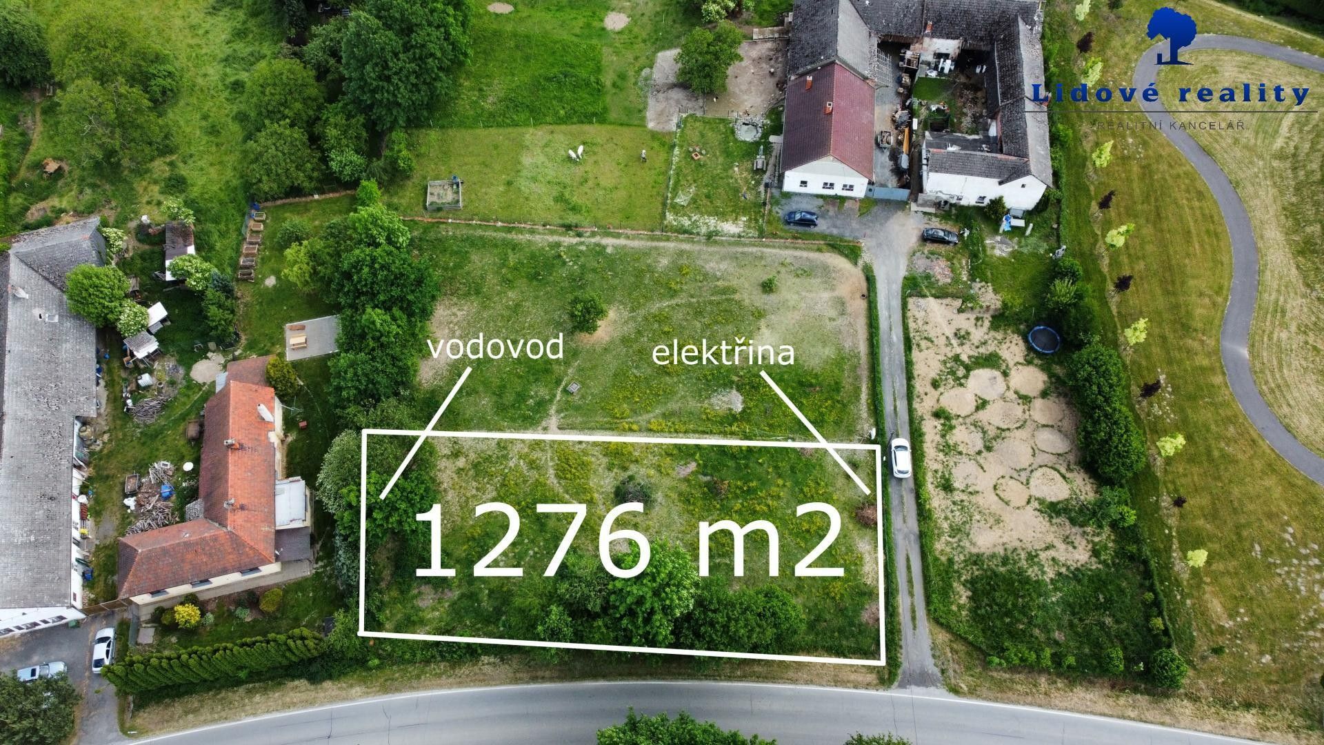 Prodej pozemek pro bydlení - Vražné, 1 276 m²