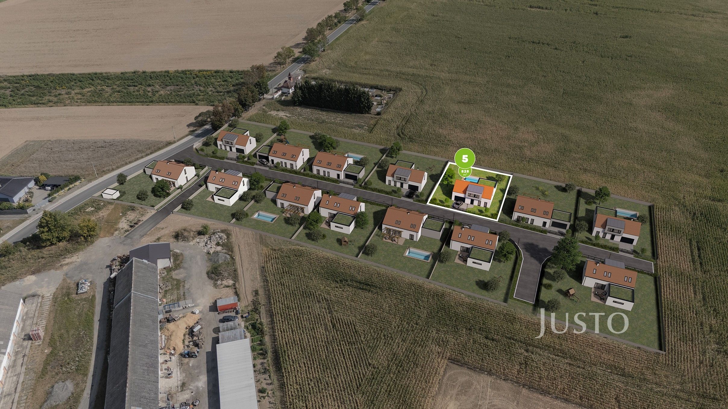 Pozemky pro bydlení, Stavenice, 828 m²