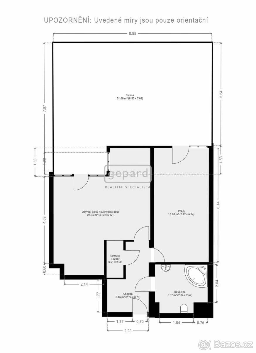 Prodej byt 2+kk - Praha, 155 00, 890 m²