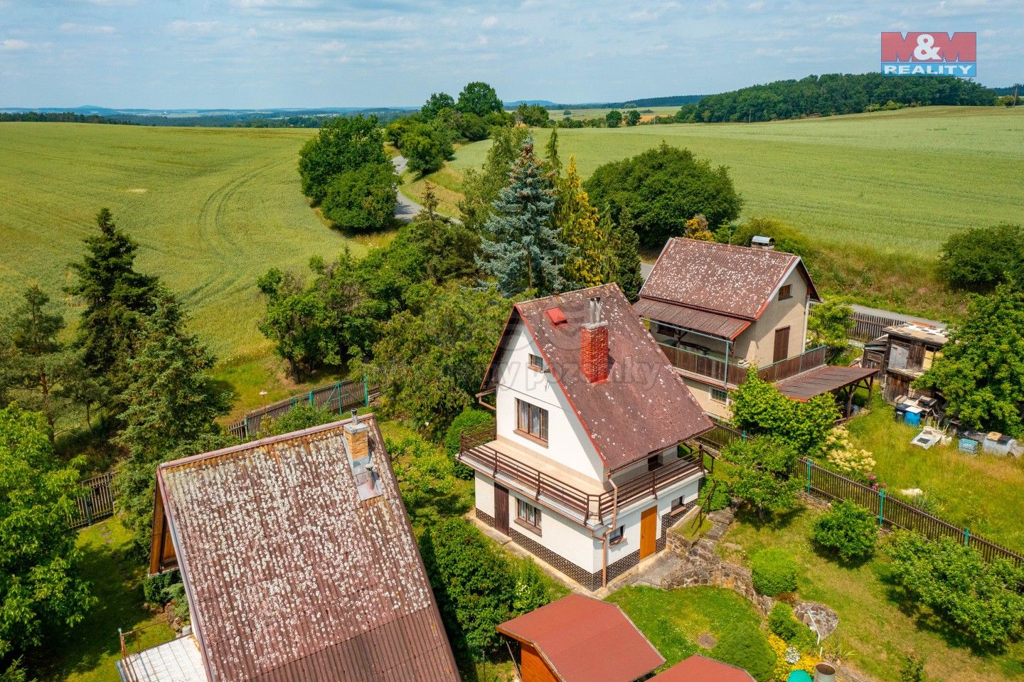 Chaty, Lipno, Líšťany, 56 m²