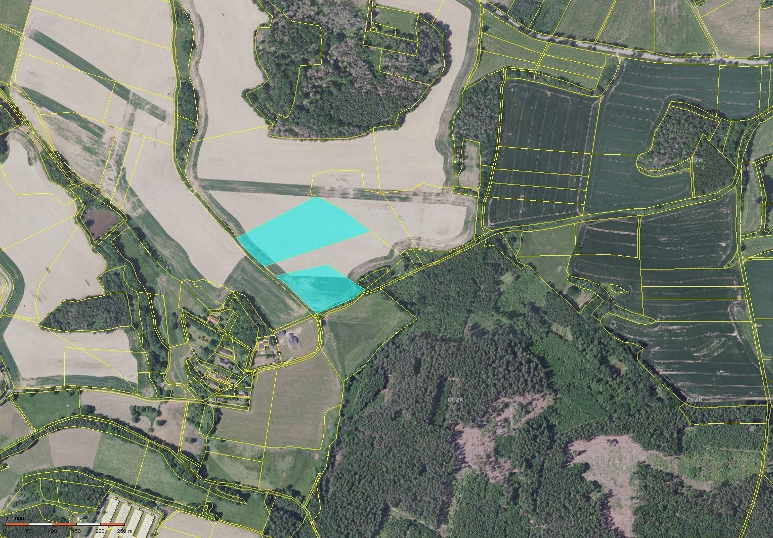 Zemědělské pozemky, Nová Ves, Postupice, 30 208 m²