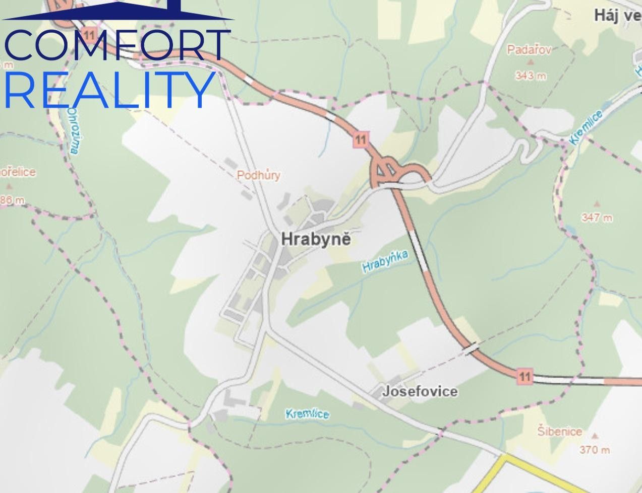 Lesy, Hrabyně, 4 993 m²