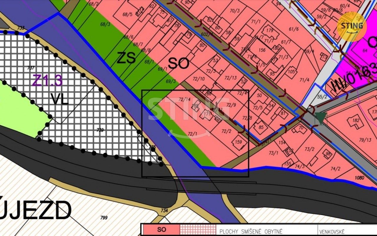 Prodej pozemek pro bydlení - Malý Újezd, 2 961 m²