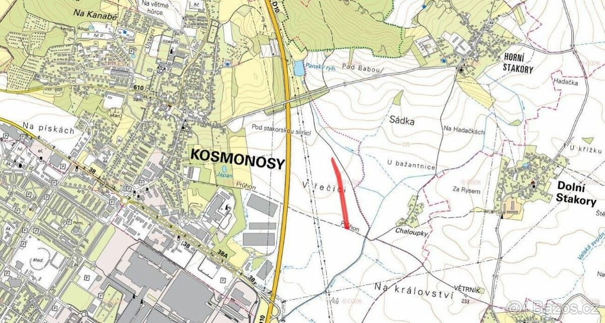 Prodej zemědělský pozemek - Kosmonosy, 293 06, 11 170 m²