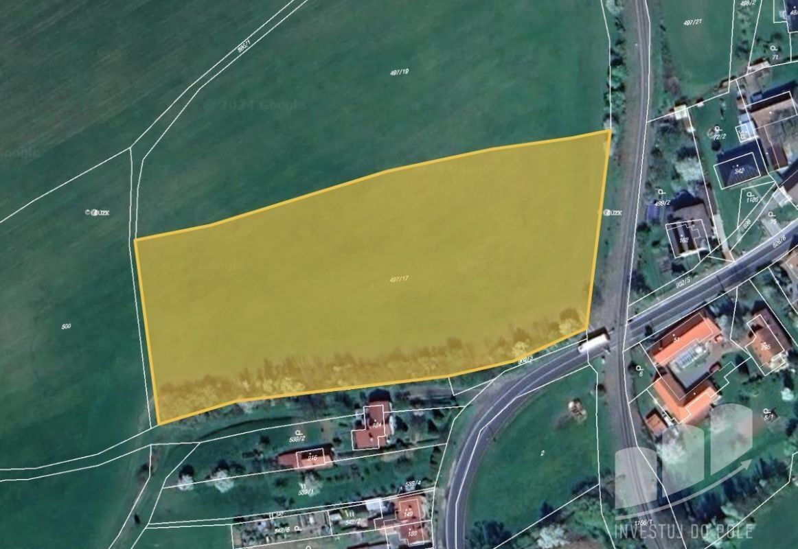 Zemědělské pozemky, Kostelec u Heřmanova Městce, 1 281 m²