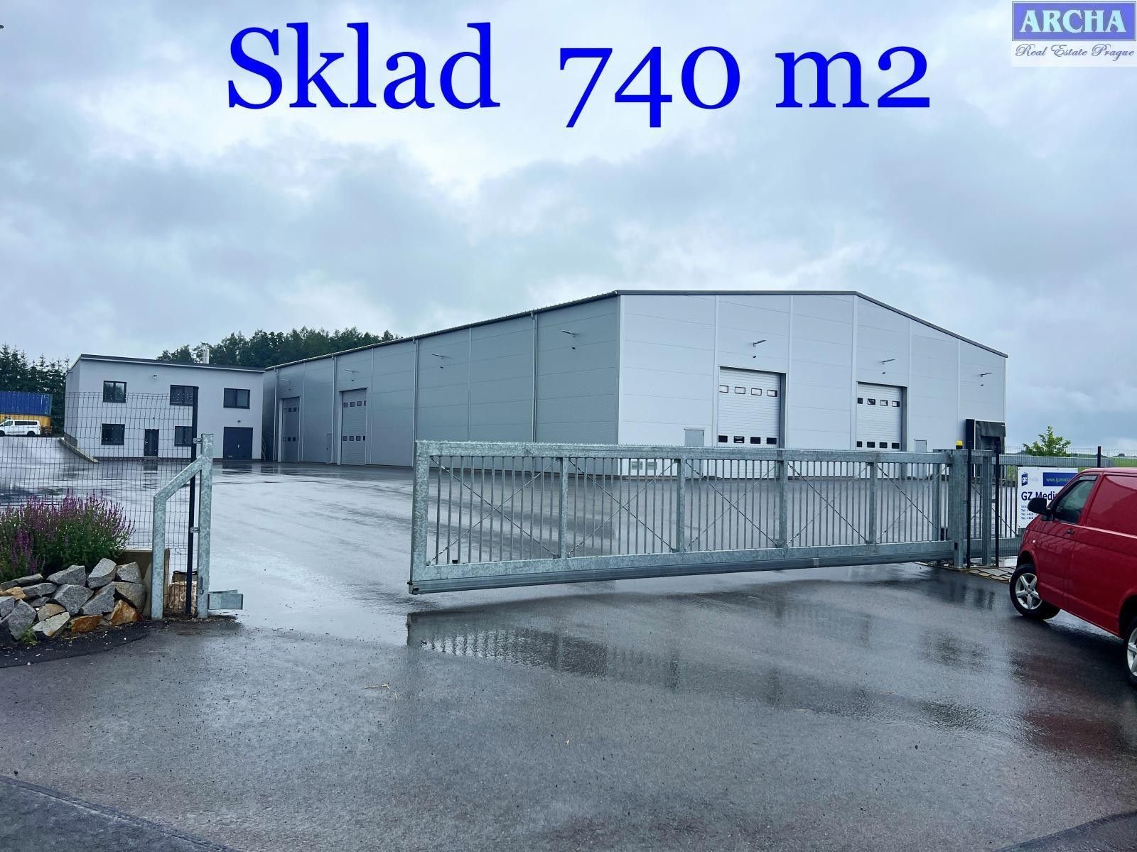 Sklady, Roudná, 740 m²