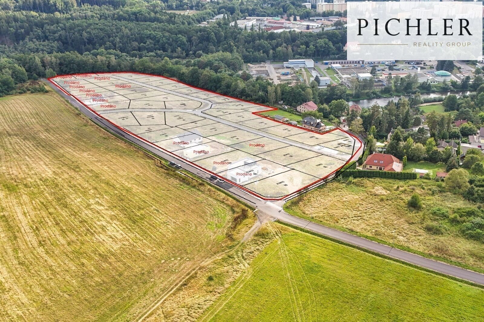 Prodej pozemek pro bydlení - Všeborovice, Dalovice, 811 m²