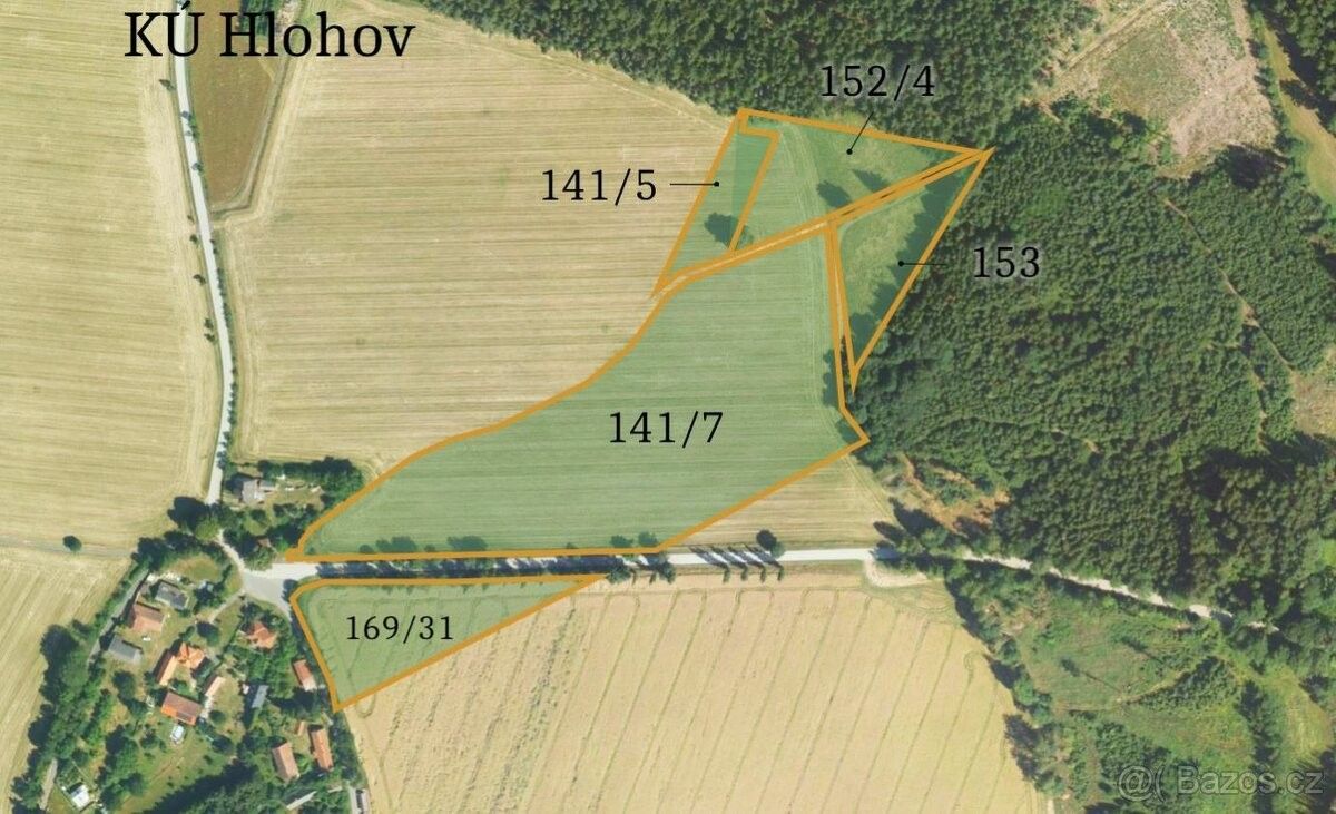 Zemědělské pozemky, Ledeč nad Sázavou, 584 01, 62 767 m²