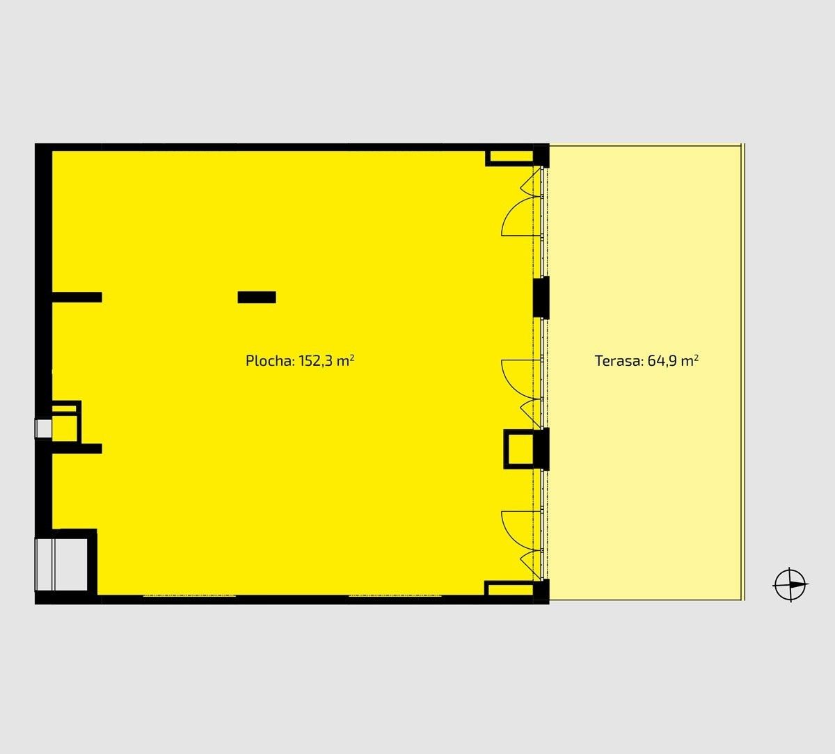 Prodej obchodní prostory - Poděbradská, Praha, 152 m²