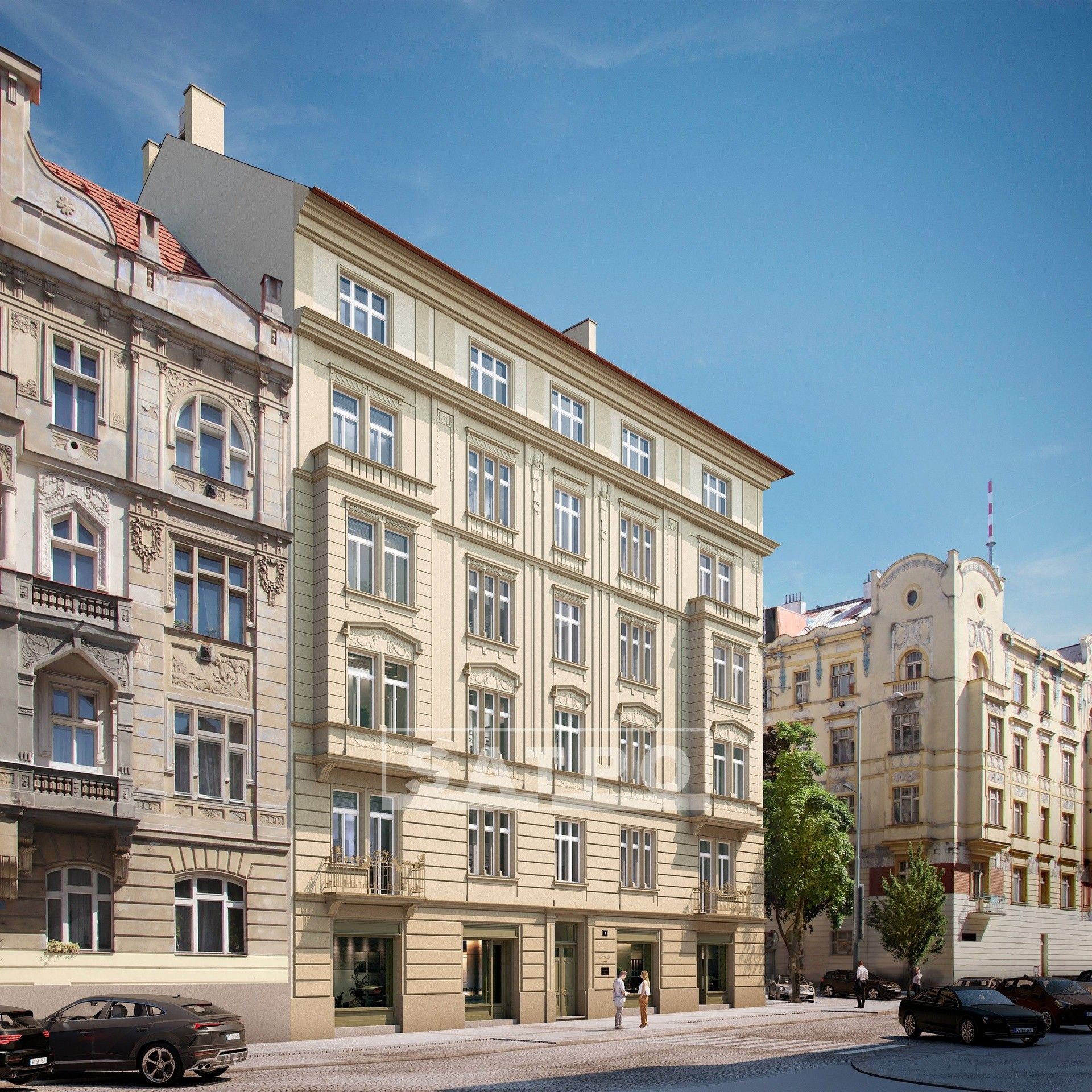 2+kk, Polská, Praha, 75 m²