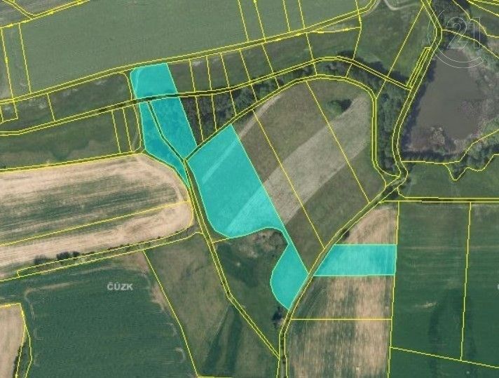 Zemědělské pozemky, Pravětice, Načeradec, 3 690 m²