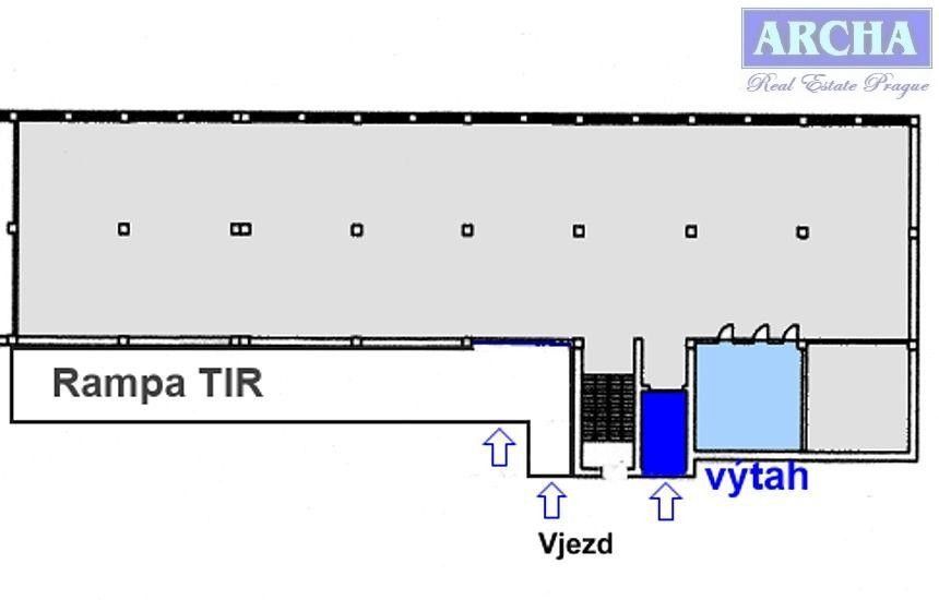 Pronájem sklad - Praha 15, Praha, 1 140 m²