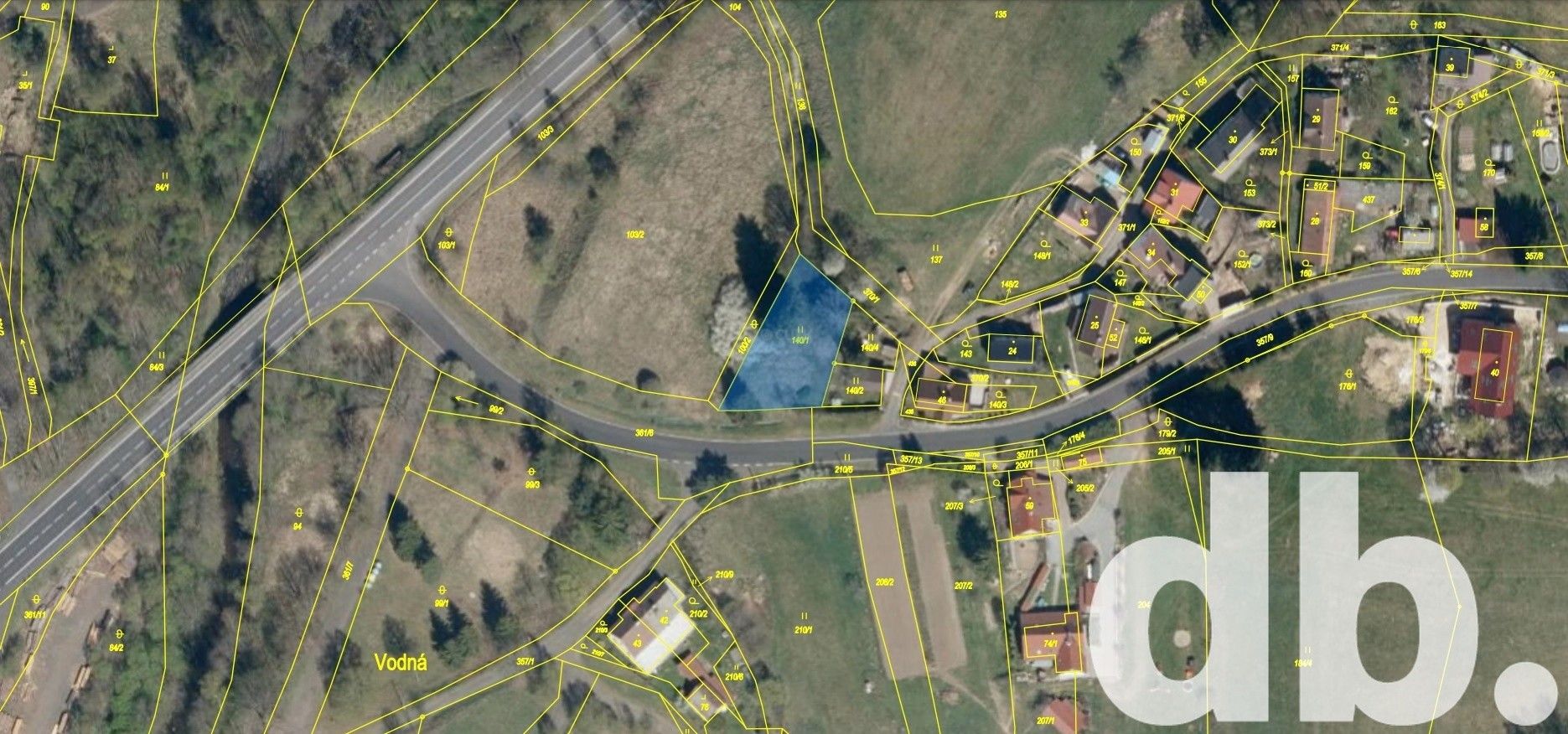 Prodej pozemek pro bydlení - Vodná, Bečov nad Teplou