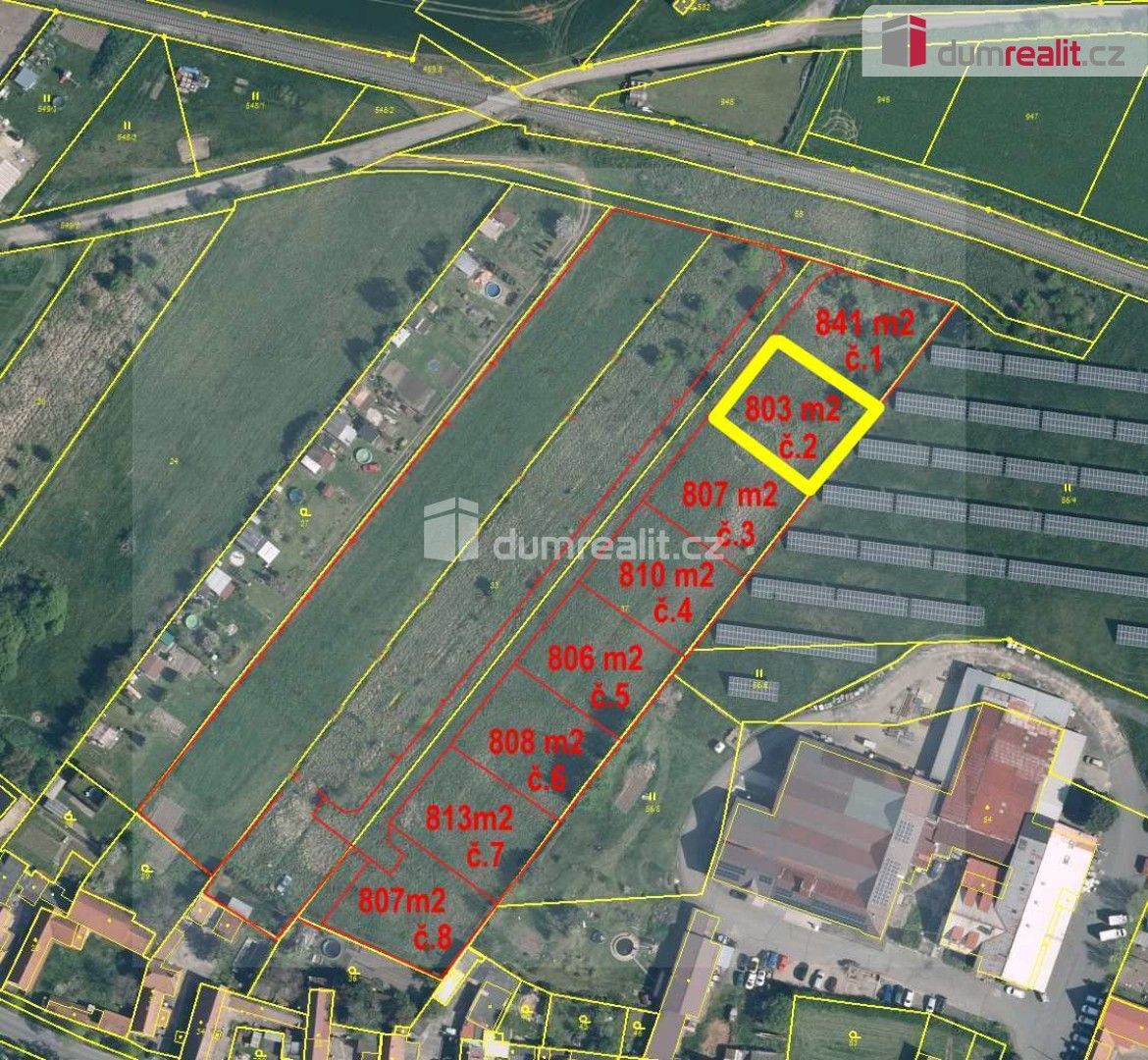 Prodej pozemek pro bydlení - Velký Borek, 802 m²