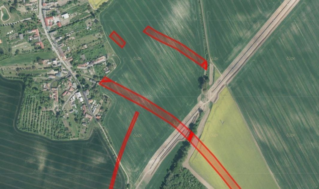 Zemědělské pozemky, Honětice