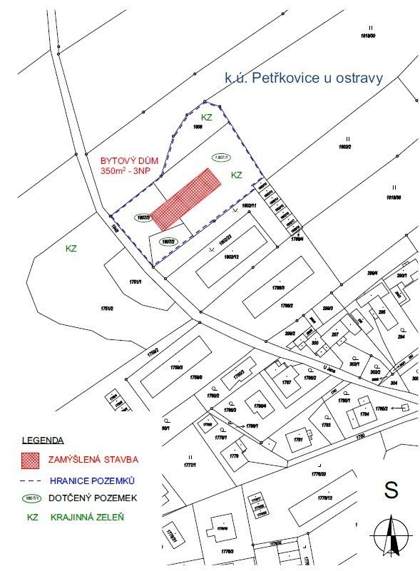 Prodej pozemek - Ostrava, 725 29, 350 m²