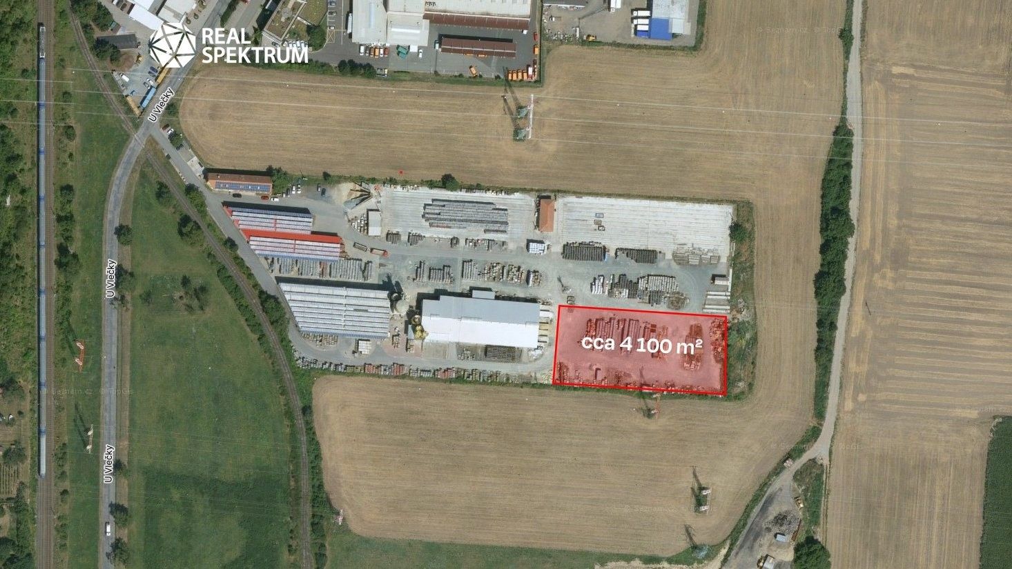 Komerční pozemky, U Vlečky, Modřice, 4 100 m²