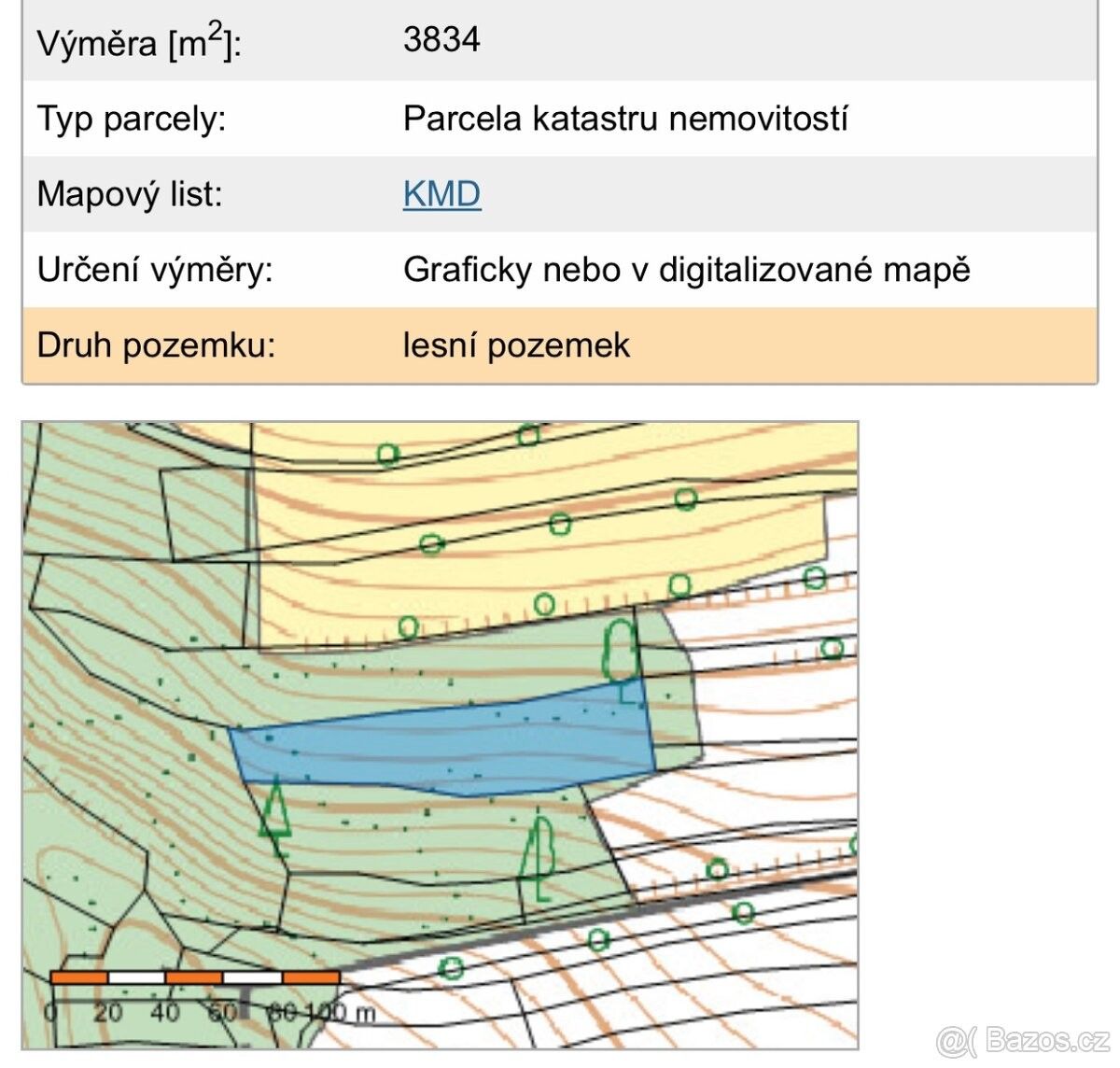 Prodej les - Rožmitál pod Třemšínem, 262 42, 3 834 m²