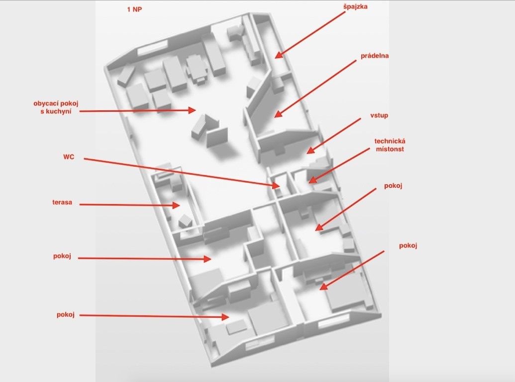 Prodej dům - Morkovice-Slížany, 768 33, 387 m²