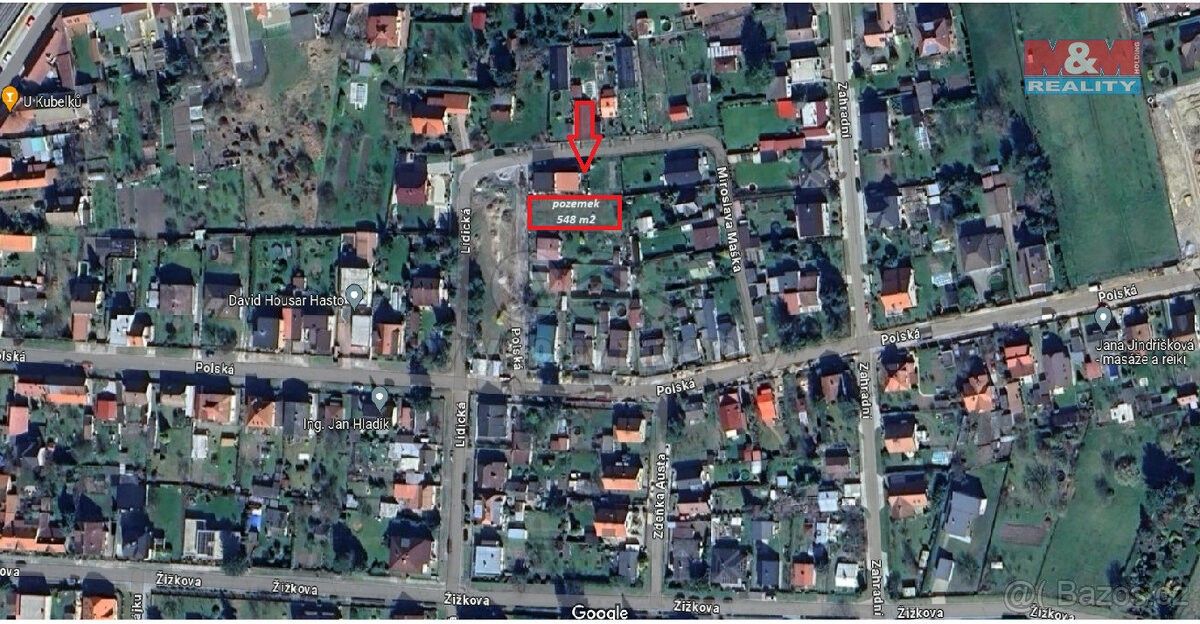 Pozemky pro bydlení, Čelákovice, 250 88, 548 m²